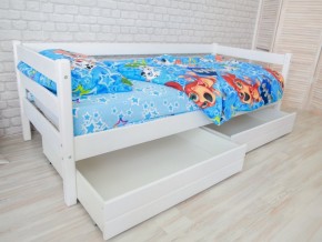 Кровать одноярусная Сонечка с большим бортом и ящиками в Симе - sim.mebel74.com | фото 2