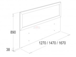 Кровать Ольга 14 1400 в Симе - sim.mebel74.com | фото 3