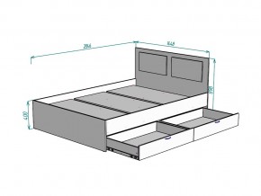 Кровать Ольга L41 ширина 1400 в Симе - sim.mebel74.com | фото 3