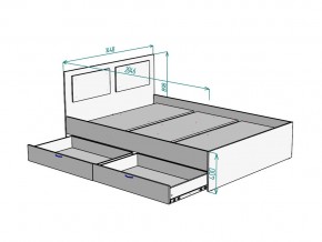 Кровать Ольга L42 ширина 1400 в Симе - sim.mebel74.com | фото 3