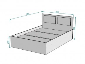 Кровать Ольга L50 ширина 1400 в Симе - sim.mebel74.com | фото 3