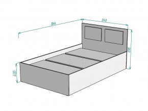 Кровать Ольга L52 ширина 1200 в Симе - sim.mebel74.com | фото 3