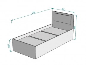 Кровать Ольга L53 ширина 900 в Симе - sim.mebel74.com | фото 3