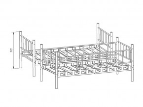 Кровать-трансформер Мальта серый с голубым в Симе - sim.mebel74.com | фото 3