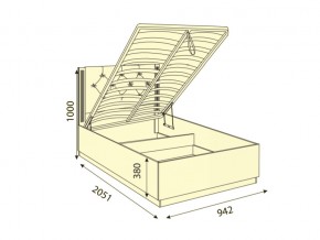 Кровать Тиффани М38 900 с ПМ в Симе - sim.mebel74.com | фото 2