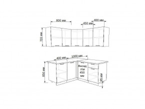 Кухонный гарнитур 17 Грецкий орех 1400х1450 в Симе - sim.mebel74.com | фото 2