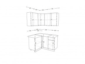 Кухонный гарнитур 25 Лофт 1200х1400 мм в Симе - sim.mebel74.com | фото 2