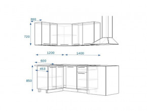 Кухонный гарнитур 3Р РоялВуд 1200*1400 мм в Симе - sim.mebel74.com | фото 2