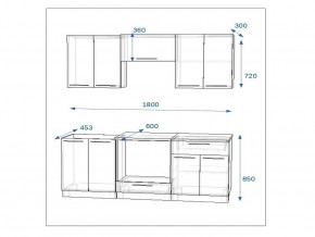 Кухонный гарнитур 7а Грецкий орех 1800 в Симе - sim.mebel74.com | фото 2