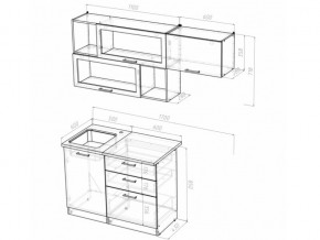 Кухонный гарнитур Алина экстра 1700 мм в Симе - sim.mebel74.com | фото 5