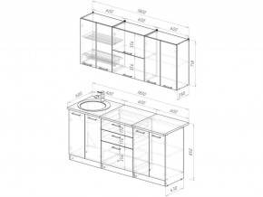 Кухонный гарнитур Антика макси 2 1800 мм в Симе - sim.mebel74.com | фото 6