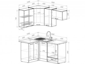 Кухонный гарнитур Антика мега прайм 1200х1600 мм в Симе - sim.mebel74.com | фото 6