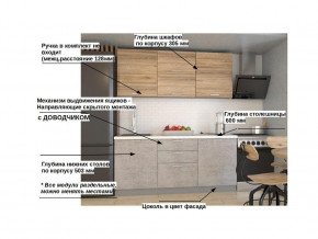 Кухонный гарнитур арт 9 Лофт 1800 мм в Симе - sim.mebel74.com | фото 2