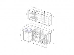 Кухонный гарнитур Крафт 1800х1000 в Симе - sim.mebel74.com | фото 2