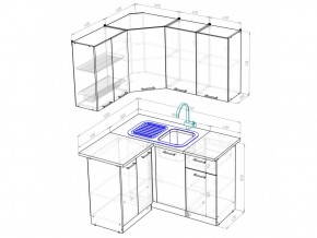 Кухонный гарнитур Кира прайм 1200х1400 мм в Симе - sim.mebel74.com | фото 5