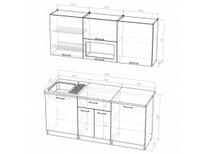 Кухонный гарнитур Лариса макси 1 1800 мм в Симе - sim.mebel74.com | фото 5