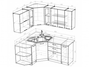 Кухонный гарнитур Лариса оптима 3 1500х1800 мм в Симе - sim.mebel74.com | фото 5