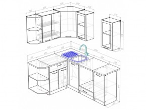 Кухонный гарнитур Лариса прайм 3 1500х2000 мм в Симе - sim.mebel74.com | фото 5