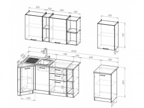 Кухонный гарнитур Лариса прайм 4 900х2000 мм в Симе - sim.mebel74.com | фото 6