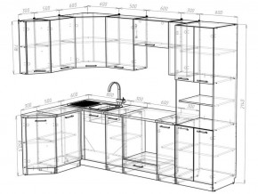 Кухонный гарнитур Лоретта гранд прайм 2600х1400 мм в Симе - sim.mebel74.com | фото 4