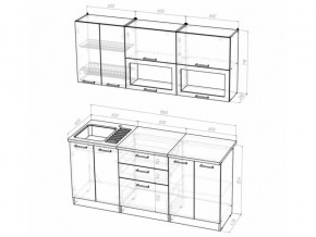 Кухонный гарнитур Лоретта макси 1800 мм в Симе - sim.mebel74.com | фото 6