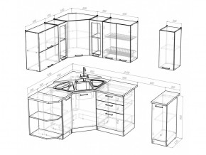 Кухонный гарнитур Лира оптима 1500х1800 мм в Симе - sim.mebel74.com | фото 5