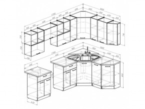 Кухонный гарнитур Надежда оптима 5 2700х1600 мм в Симе - sim.mebel74.com | фото 5