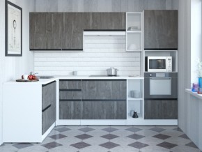 Кухонный гарнитур Ноктюрн мега прайм 1500х2700 мм в Симе - sim.mebel74.com | фото