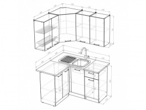 Кухонный гарнитур Ольга прайм 1 1200х1400 мм в Симе - sim.mebel74.com | фото 6