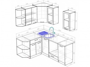 Кухонный гарнитур Ольга прайм 3 1500х2000 мм в Симе - sim.mebel74.com | фото 6