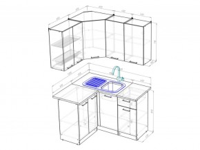 Кухонный гарнитур Паола прайм 1200х1400 мм в Симе - sim.mebel74.com | фото 6