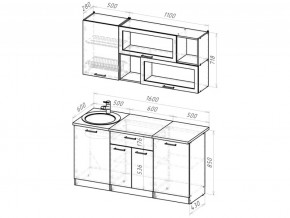 Кухонный гарнитур Паола стандарт 1600 мм в Симе - sim.mebel74.com | фото 6