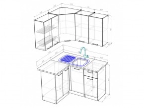 Кухонный гарнитур Полина прайм 1200х1400 мм в Симе - sim.mebel74.com | фото 6