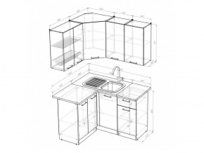 Кухонный гарнитур Сабрина прайм 1200х1400 мм в Симе - sim.mebel74.com | фото 6