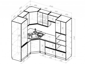 Кухонный гарнитур Симфония оптима 1800х2400 мм в Симе - sim.mebel74.com | фото 6