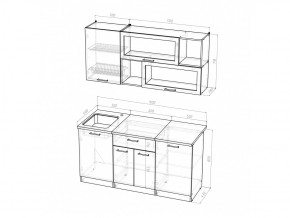 Кухонный гарнитур Симона стандарт 1600 мм в Симе - sim.mebel74.com | фото 6