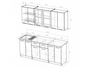 Кухонный гарнитур Татьяна ультра 2000 мм в Симе - sim.mebel74.com | фото 5