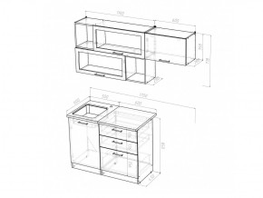 Кухонный гарнитур Яна экстра 1700 мм в Симе - sim.mebel74.com | фото 5