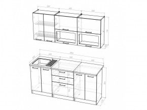 Кухонный гарнитур Яна макси 1800 мм в Симе - sim.mebel74.com | фото 6