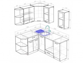 Кухонный гарнитур Яна прайм 1500х2000 мм в Симе - sim.mebel74.com | фото 6