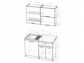 Кухонный гарнитур Инна лайт 1200 мм в Симе - sim.mebel74.com | фото 5