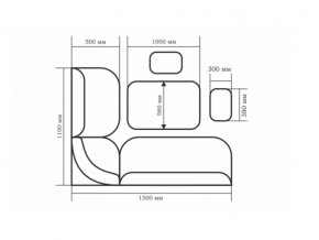 Кухонный уголок Орхидея люкс ясень темный/борнео крем в Симе - sim.mebel74.com | фото 2