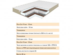 Матрас Эскель 120х200 в Симе - sim.mebel74.com | фото 2