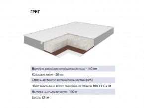 Матрас Григ 120х200 в Симе - sim.mebel74.com | фото 2