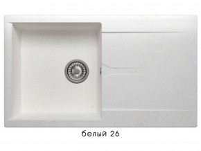 Мойка гранитная Gals-860 Белый 26 в Симе - sim.mebel74.com | фото 1