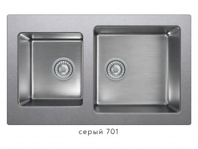 Мойка комбинированная Tolero twist TTS-840 Серый 701 в Симе - sim.mebel74.com | фото