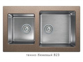 Мойка комбинированная Tolero twist TTS-840 Темно-бежевый 823 в Симе - sim.mebel74.com | фото 1