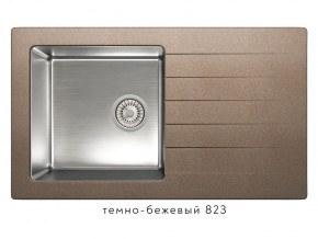 Мойка комбинированная Tolero twist TTS-860 Темно-бежевый 82 в Симе - sim.mebel74.com | фото