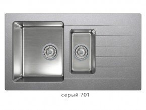 Мойка комбинированная Tolero twist TTS-890 Серый 701 в Симе - sim.mebel74.com | фото