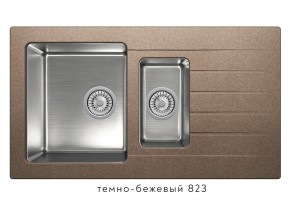 Мойка комбинированная Tolero twist TTS-890 Темно-бежевый 823 в Симе - sim.mebel74.com | фото